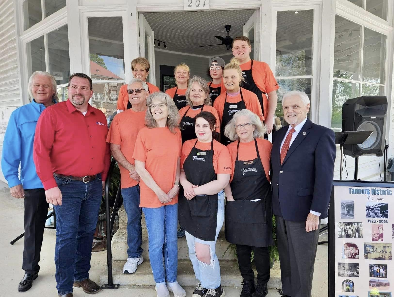 Tanners Staff with Representative Ed Butler and Senator Ken Yager - April 2023