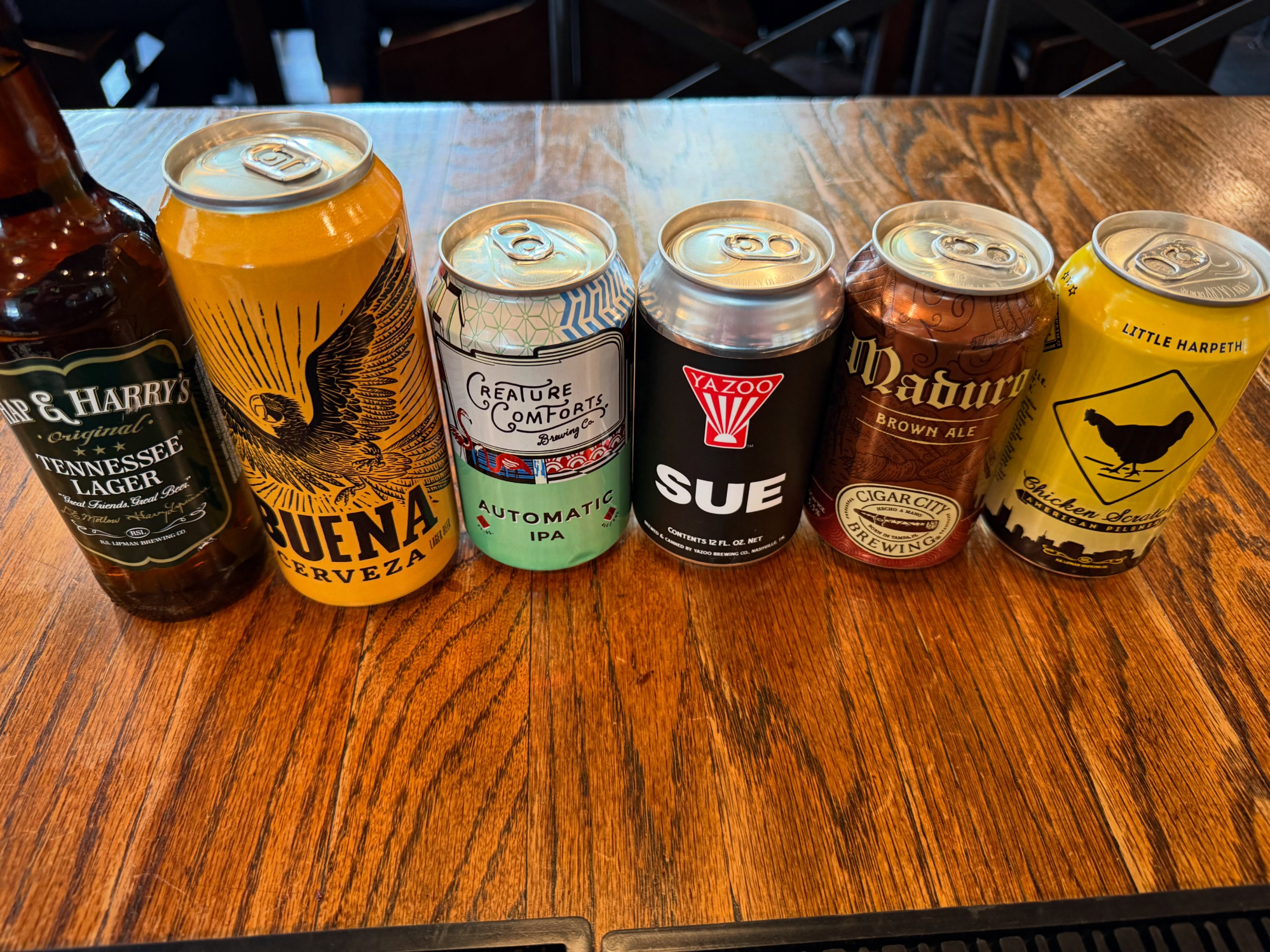 🍻 New Beers at Tanners! 🍻
We’ve added some fantastic new options to the beer menu! Come try:
• Printshop Red Ale
• Soul & Spirits Hoochie Coochie
• Sweetwater Blue
• Buena Cerveza
• Cigar City Maduro Brown
• Creature Comforts Automatic
• Hap & Harry Lager
• Little Harpeth Chicken Scratch
• Yazoo Sue
Plus plenty of your favorites still on tap and in bottles/cans!
Stop by, grab a pint, and see what’s new. Whether you’re into crisp lagers, juicy IPAs, rich stouts, or something fruity and fun — we’ve got you covered.
👉 Full beer list here: https://www.tannershistoriccafe.com/menus?s=beer
See you at the bar! 🍺 #TannersHistoricCafe #WartburgTN #NewBeers
