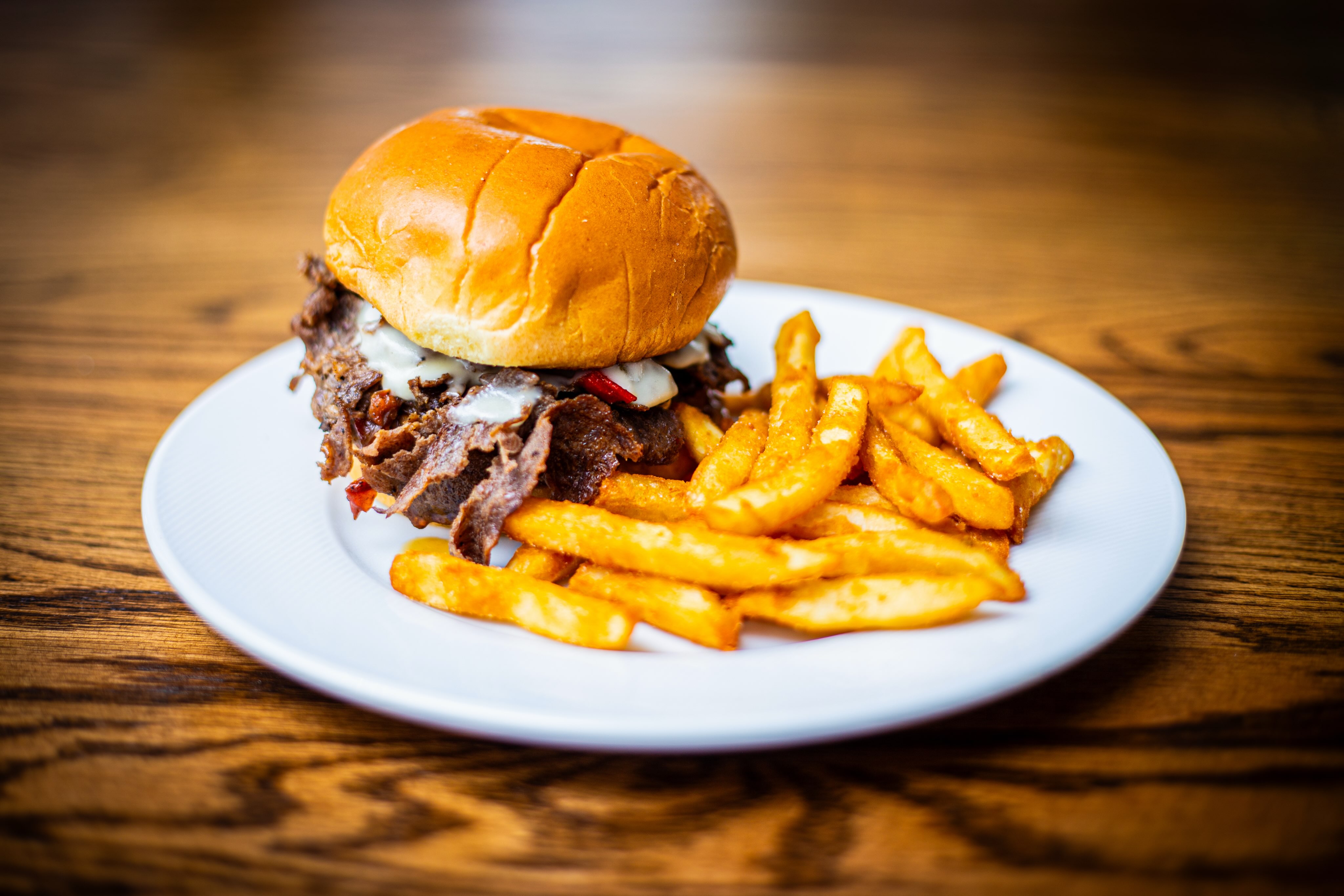 🍔 NEW: Philly Cheese Burger!