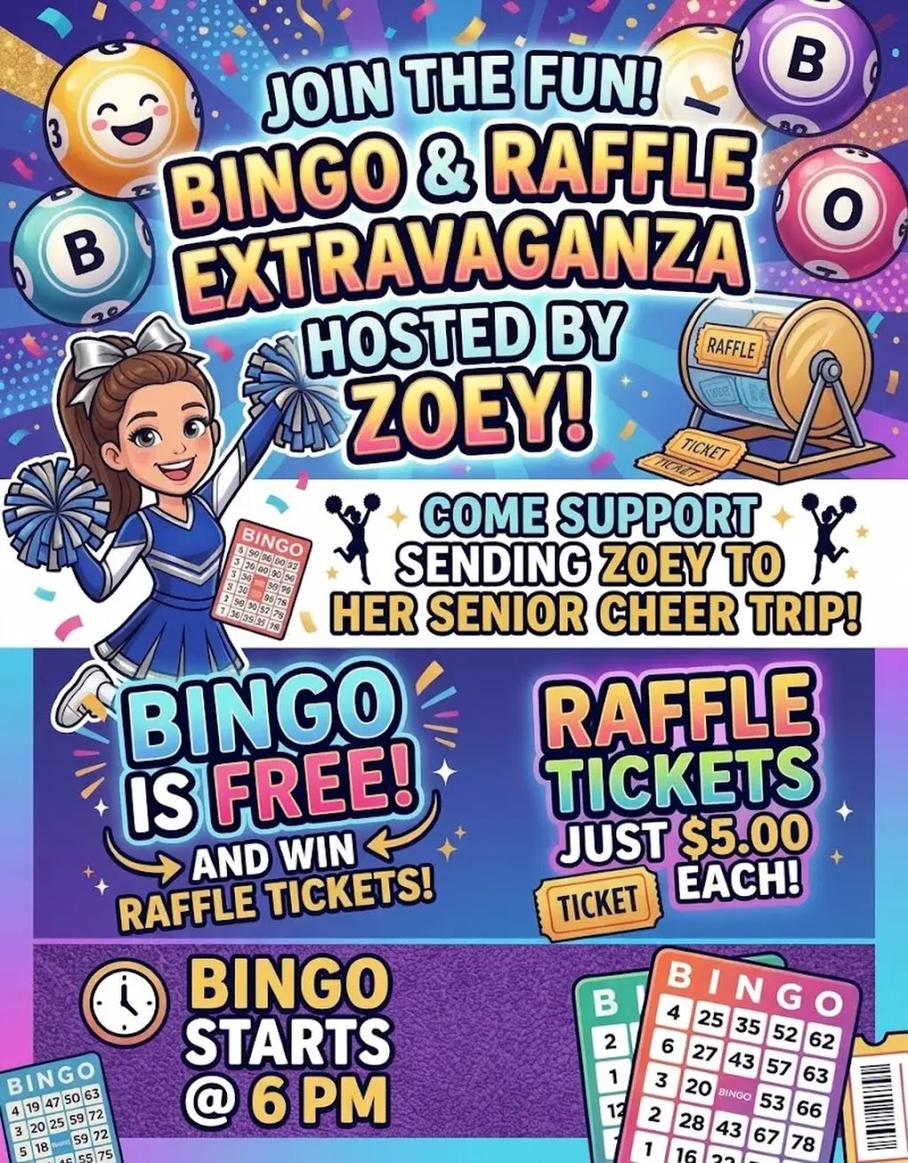 Disney Bingo & Raffle Fundraiser for Zoey: Wednesday, October 7 · 6 PM at Tanners #WartburgTN #MorganCountyTN